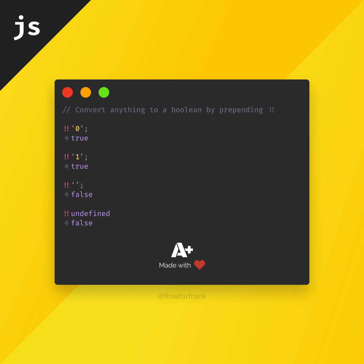 How to Convert Anything to Boolean in JavaScript
