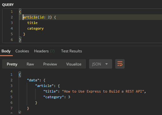 Querying fields in GraphQL