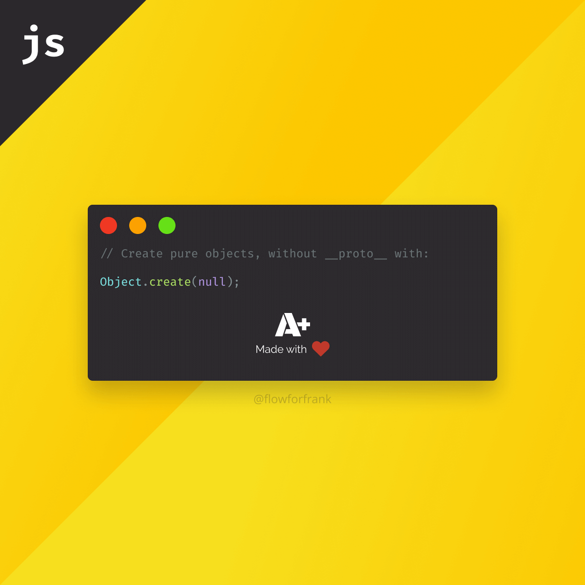 How to Create Pure Objects in JavaScript