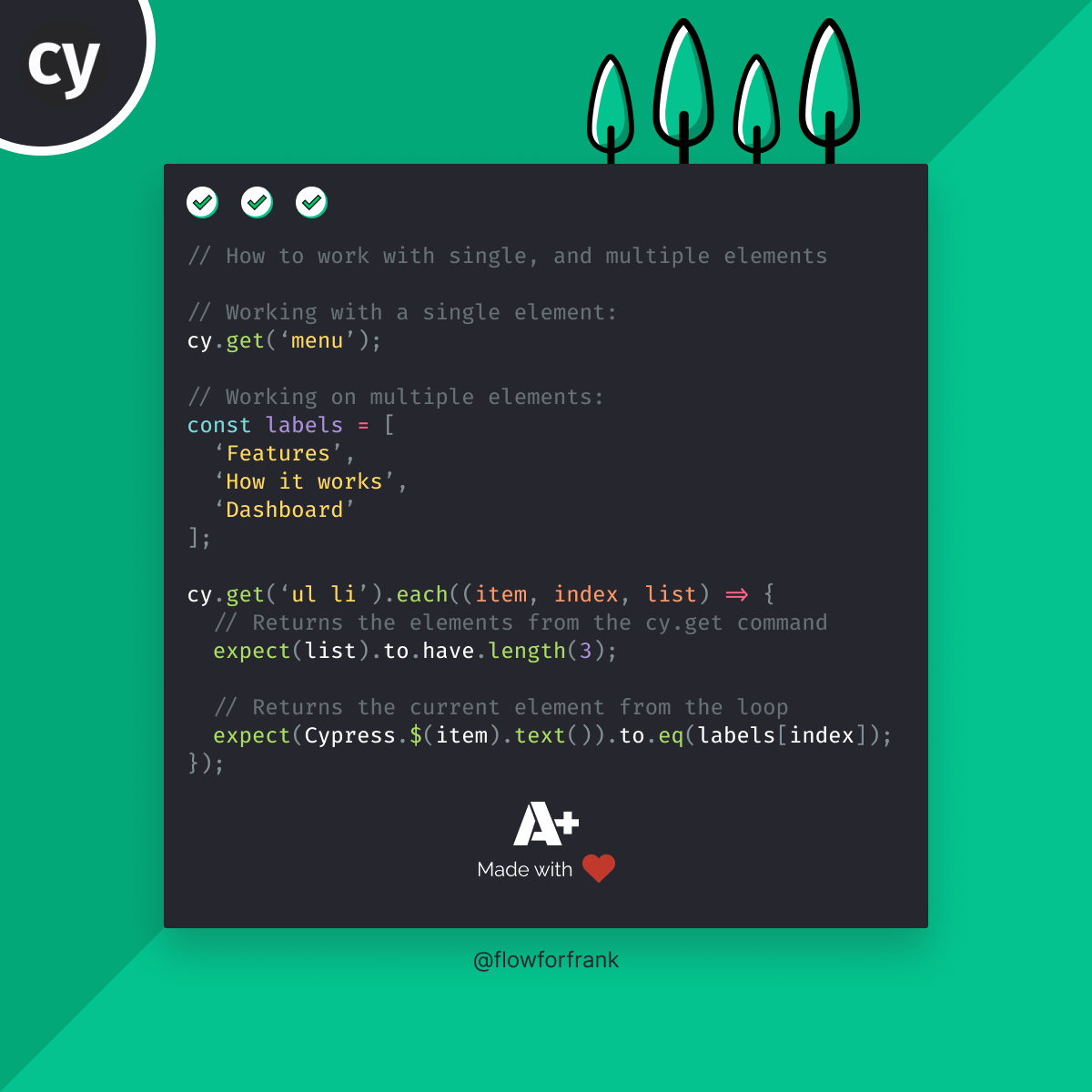 How to Get Multiple Elements in Cypress