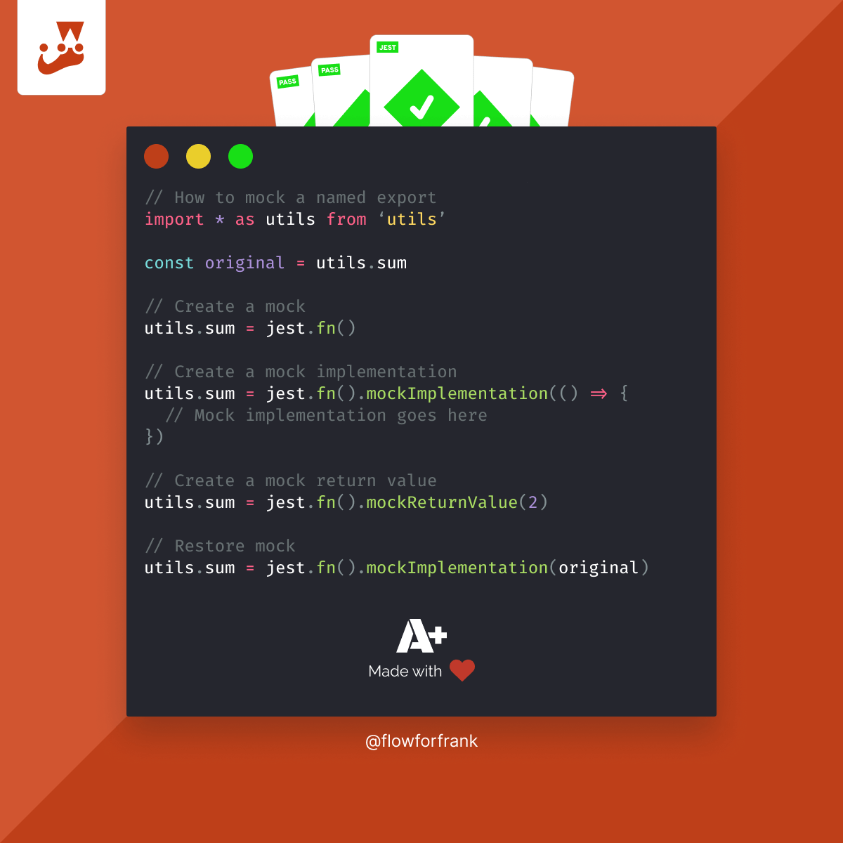 3 Ways to Mock Named Exports in Jest
