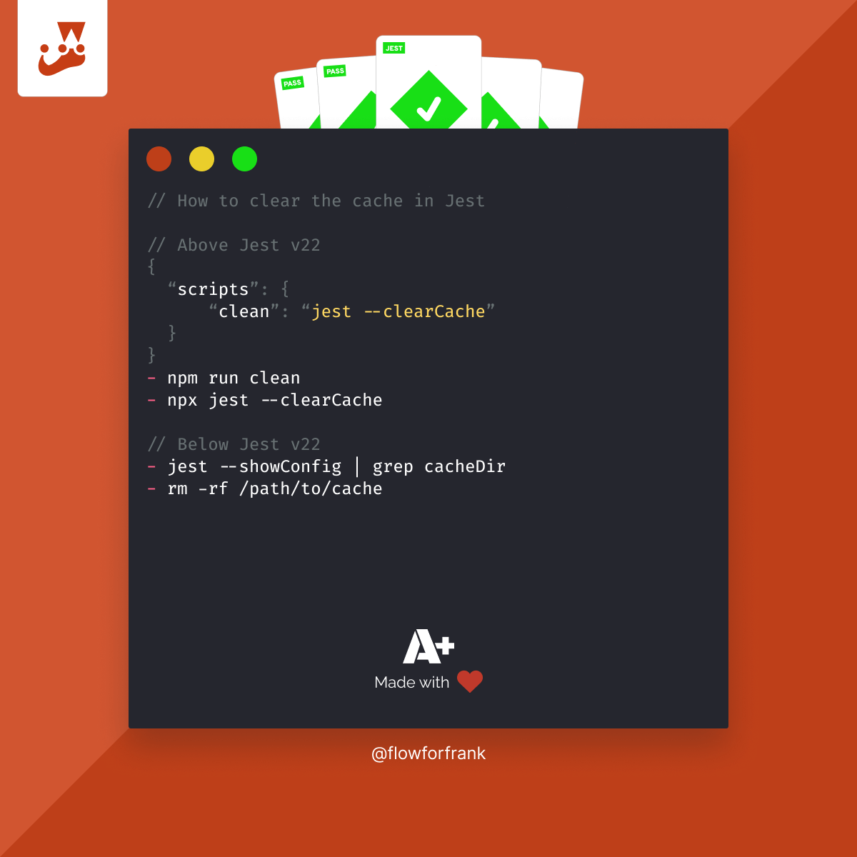 Two Easy Ways to Clear the Cache in Jest